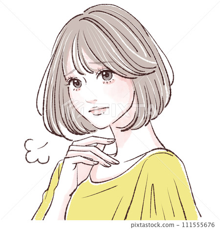 婦女和女孩插畫素材 婦女和女孩插畫素材 111555676