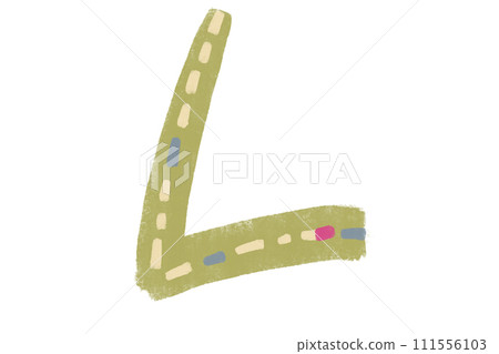 可愛字母字母 L 的手寫插圖 可愛字母字母 L 的手寫插圖 111556103