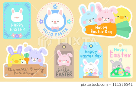 Happy Spring Easter creative poster collection Set of easter greeting card with cute pastel illustrations in cartoon style Egg hunt event invitation template Idea for flyer postcard promotion Vector Happy Spring Easter creative poster collection Set of easter greeting card with cute pastel illustrations in cartoon style Egg hunt event invitation template Idea for flyer postcard promotion Vector 111556541