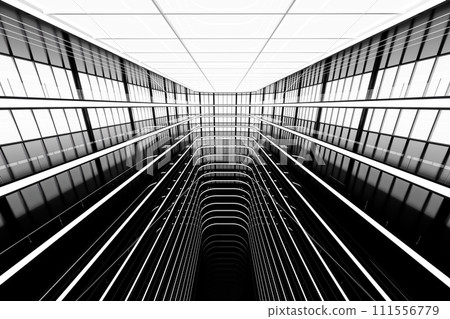 Abstract background with futuristic modern style luxury black and white hall interior 3d render Abstract background with futuristic modern style luxury black and white hall interior 3d render 111556779