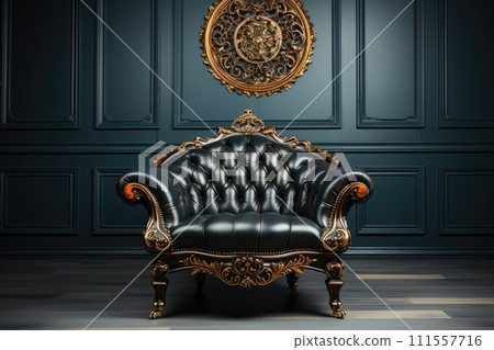 Antique armchair. Generative AI Antique armchair. Generative AI 111557716