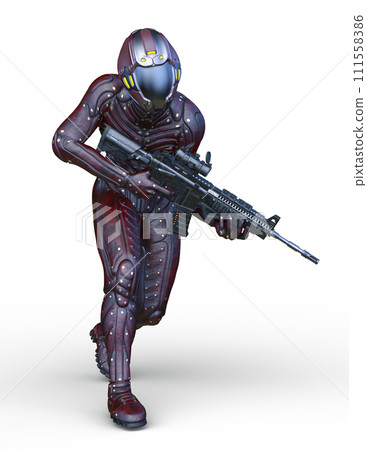 Cyber warrior 111558386