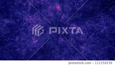 Abstract purple background of small round bokeh particles, beautiful holiday snowflakes, magical snow, energetic bright glowing cosmic stars Abstract purple background of small round bokeh particles, beautiful holiday snowflakes, magical snow, energetic bright glowing cosmic stars 111558536