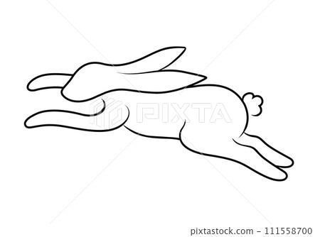 Rabbit line jumping. 111558700