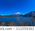 Fuji seen from Lake Motosu 111559161