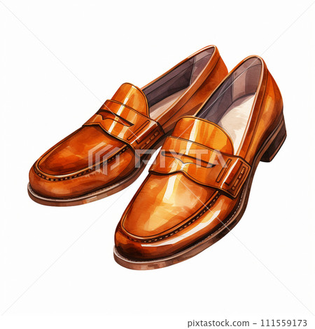 皮鞋的卡通插圖 111559173