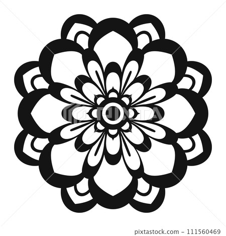 剪紙風格花 10 111560469