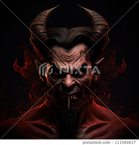 demon portrait, fantasy illustration 111560817