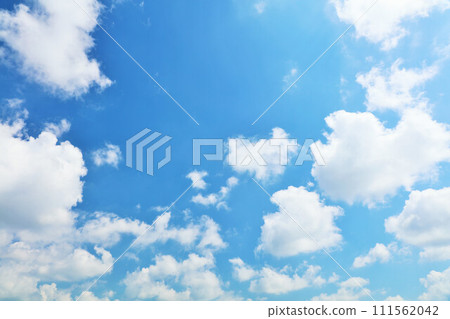 Summer blue sky and clouds 111562042