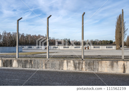 Dachau Concentration Camp Buildings in Germany 111562239