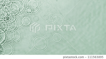 Ripple texture green background 111563895
