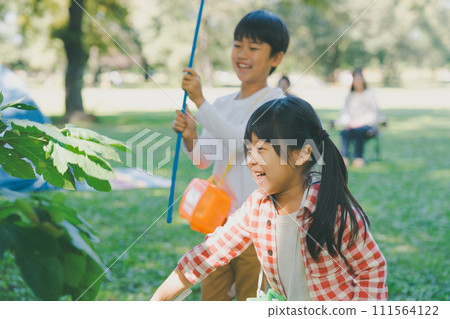 昆蟲採集 兒童 孩子 111564122