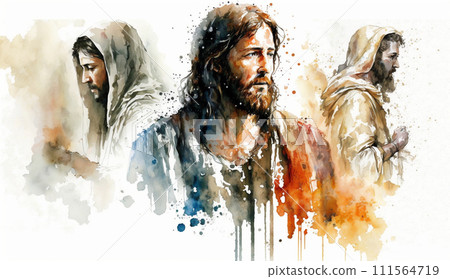 jesus christ portrait 111564719