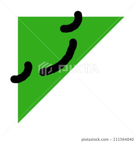 Triangle geometric figure vector illustration 111564840