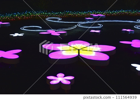 Ashikaga Flower Park Illumination Tree of Life 111564939