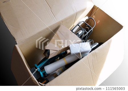Bicycle in a box. Bicycle in a box. 111565003