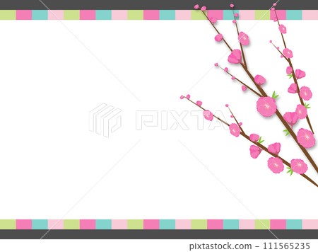 桃花女兒節框架 桃花女兒節框架 111565235