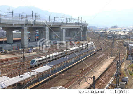 敦賀站出發的特急白鷺（681系） 111565931