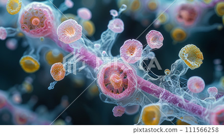 Microscopic image of a hypothetical microorganism that might be found on Mars Microscopic image of a hypothetical microorganism that might be found on Mars 111566258