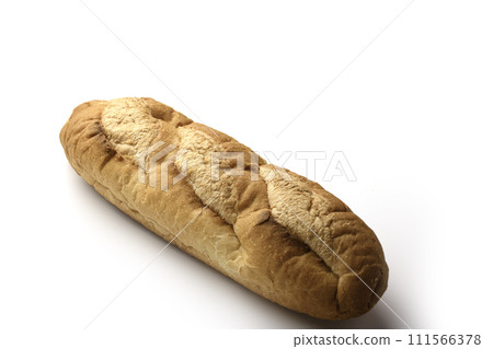 French bread (baguette) white background 111566378