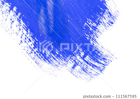 blue stroke of the paint brush 111567595