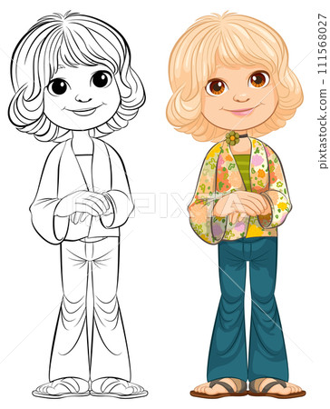 Colorful Character Design: Before and After Colorful Character Design: Before and After 111568027