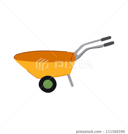 garden wheelbarrow cartoon vector illustration garden wheelbarrow cartoon vector illustration 111568390