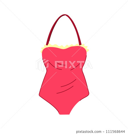 fashion swimsuit woman cartoon vector illustration fashion swimsuit woman cartoon vector illustration 111568644