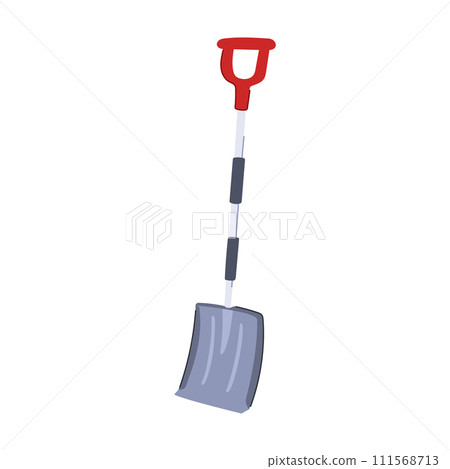 logo snow shovel cartoon vector illustration 111568713