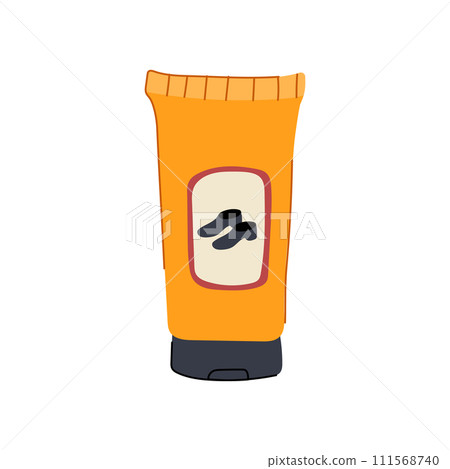 vintage shoe polish cream cartoon vector illustration 111568740