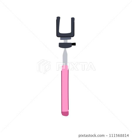 mobile selfie stick cartoon vector illustration mobile selfie stick cartoon vector illustration 111568814