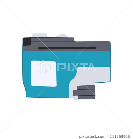 cmyk ink cartridge cartoon vector illustration 111568906