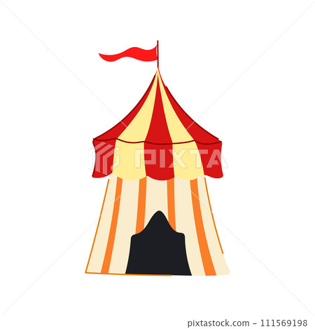 festival circus tent cartoon vector illustration 111569198