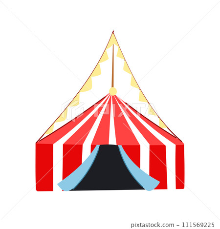 fair circus tent cartoon vector illustration fair circus tent cartoon vector illustration 111569225