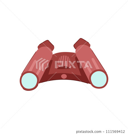 symbol binoculars cartoon vector illustration 111569412
