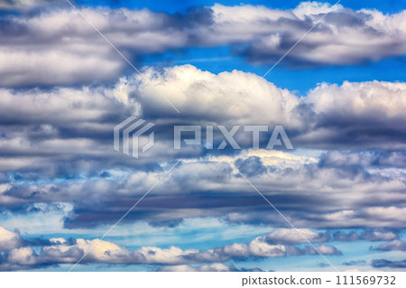 series of Cumulus clouds on summer day series of Cumulus clouds on summer day 111569732