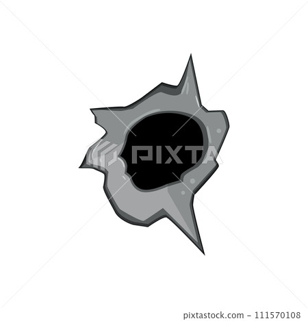 war bullet hole cartoon vector illustration war bullet hole cartoon vector illustration 111570108