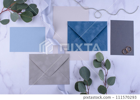 Wedding invitation card. Save the date concept 111570293