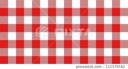 Gingham pattern background. Retro tablecloth texture. Abstract color full of Scott pattern. Pastel gingham seamless background for print on fabric. Vector art. 111570582