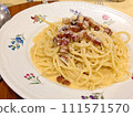 Carbonara at a retro shop 111571570