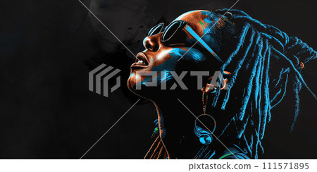 AI 生成的雷鬼肖像 111571895