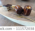 Tea sweets millefeuille and canelé 111572038
