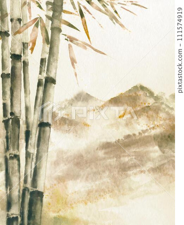 竹子（AI生成材料） 111574919