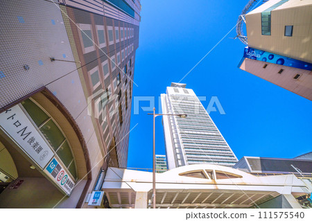 Japan's Tokyo cityscape View of Tokyo Metro Marunouchi Line/Namboku Line "Korakuen Station" and Bunkyo Ward Office, etc. = February 14th Japan's Tokyo cityscape View of Tokyo Metro Marunouchi Line/Namboku Line "Korakuen Station" and Bunkyo Ward Office, etc. = February 14th 111575540