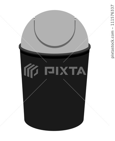 recycling bin trash bucket stock vector illustration 111576337