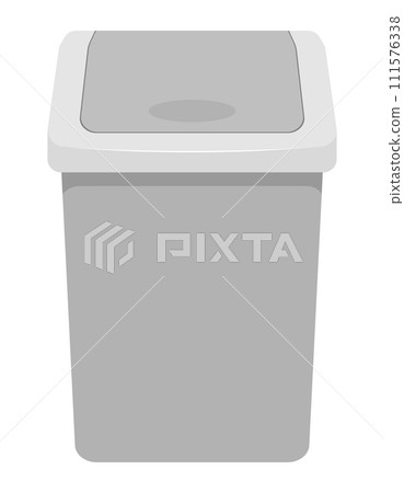 recycling bin trash bucket stock vector illustration 111576338