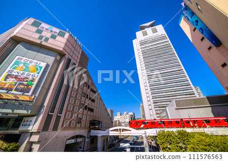 日本東京城市景觀東京地鐵後樂園站、丸之內線出站、文京區政府等景觀=2月14日 111576563