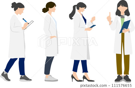 一位年輕女醫生的插圖 111576655