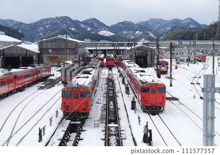 Snow-covered train depot (Goto General Depot Operation Inspection and Repair Center) Snow-covered train depot (Goto General Depot Operation Inspection and Repair Center) 111577357
