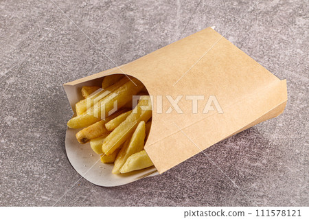Crispy salted French fry potato Crispy salted French fry potato 111578121